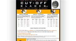 Desktop Screenshot of cut-offblades.com